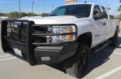 Steelcraft - Steelcraft 60-10410 Black HD Front Elevation Bumper 07-14 Silverado 2500/3500