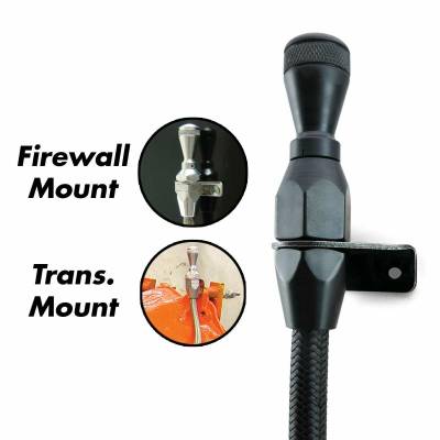 American Shifter Company - American Shifter ASCTDB1 Black Transmission Dipstick Firewall Universal