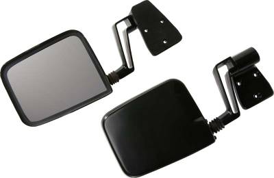 Kentrol - Kentrol 50475 Black Mirror Kit Pair for 88-06 Jeep Wrangler TJ & YJ