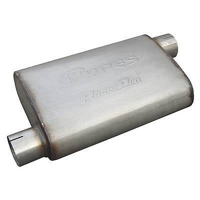 Pypes Performance Exhaust - Pypes MVR16 Race Pro Series S.S. 14" 3" Off/Off Exhaust Muffler Universal