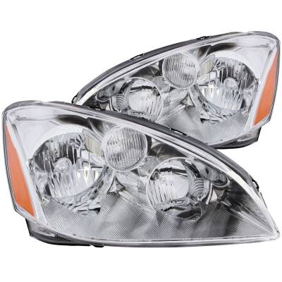 Anzo USA - Anzo USA 121259 Chrome Crystal Headlight Set for Altima