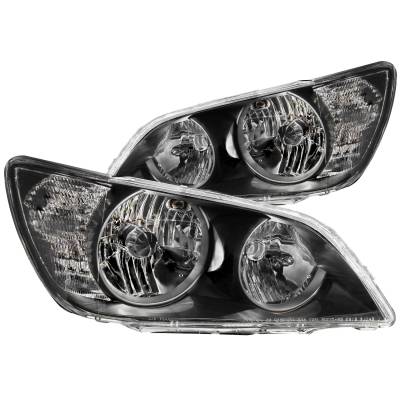 Anzo USA - Anzo USA Black Crystal Headlight Set for IS 121210