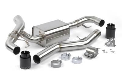 Dinan - Dinan D660-0091-BLK Valved Axle-Back Exhaust for 19-24 BMW 330i/430i