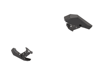Artec Industries - Artec JT0118 Rear Bumper Corner Pods Raw Steel for 07+ Jeep Wranger/Gladiator