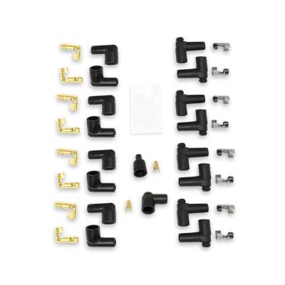 Taylor Cable - Taylor Cable 70051 8mm Pro Wire Spark Plug Wire Set 90-DEG Black Universal