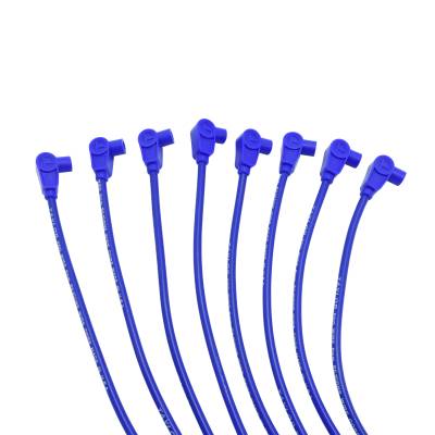 Taylor Cable - Taylor Cable 70650 8mm Tinned Copper Wire Pro Spark Plug Wire Set Blue Universal