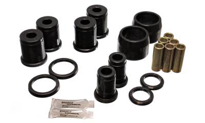 Energy Suspension - Energy Suspension 3.3148G Control Arm Bushing Set Rear Polyurethane Black