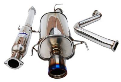 Invidia - Invidia HS97HP1G3T Q300 Exhaust Rolled Titanium Tips 70mm Tip 110mm Ti