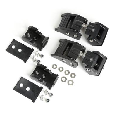 Rugged Ridge - Rugged Ridge 11210.21 Hood Catch Black 2018-21 Wrangler JL/20-21 Gladiator JT