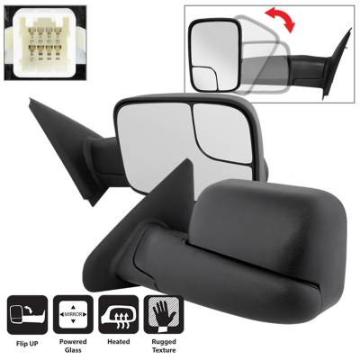 Spyder Auto - Spyder Auto 9935732 XTune Door Mirror Set for 02-09 RAM 1500/2500/3500