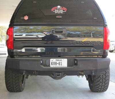 Steelcraft - Steelcraft 76-23380 Black Fortis Rear Bumper for 14-21 Toyota Tundra