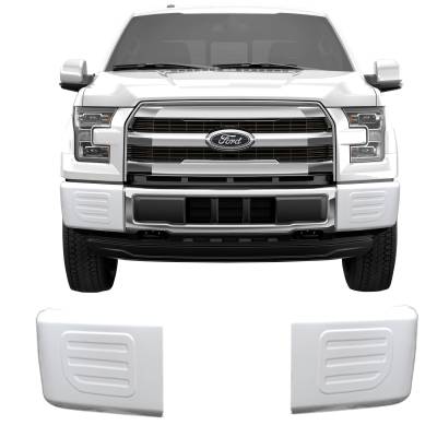 Ecoological - Ecoological BumperShellz Front Bumper Sides Gloss White 15-17 F150 DF0110