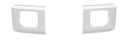 Ecoological - Ecoological BumperShellz Front Bumper Sides Gloss White 15-17 F150 DF0210