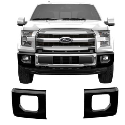 Ecoological - Ecoological BumperShellz Front Bumper Sides Gloss Black 15-17 F150 DF0201