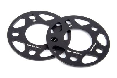 Dinan - Dinan 210-2024 Aluminum Wheel Spacer Kit 66.5mm 6mm Thick 5x112 Pair