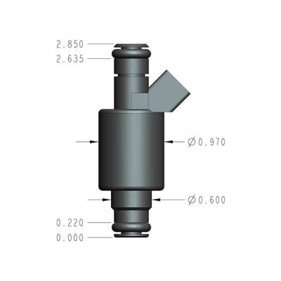 Holley EFI - Holley EFI 522-121 120lb/hr Performance Fuel Injector Individual