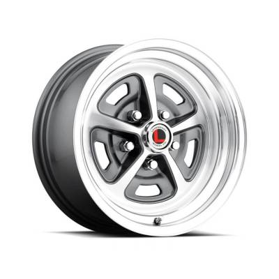 Legendary Wheels - Legendary Wheels LW50 15x7 5x4.5 7mm Charcoal/Machined LW50-50754B
