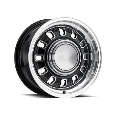 Legendary Wheels - Legendary Wheels LW60 15x7 5x4.5 7mm Black/Machined LW60-50754A