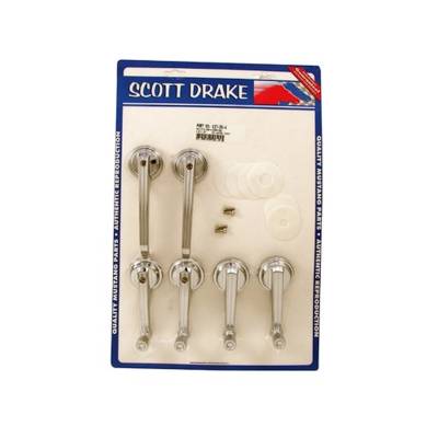 Scott Drake - Scott Drake KIT-DH-4 65-67 Ford Mustang Door Interior Trim Panel Set