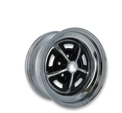 Scott Drake - Scott Drake Magnum 500 15x7 5x4.5 -19mm Black/Chrome D1ZZ-1007-AR