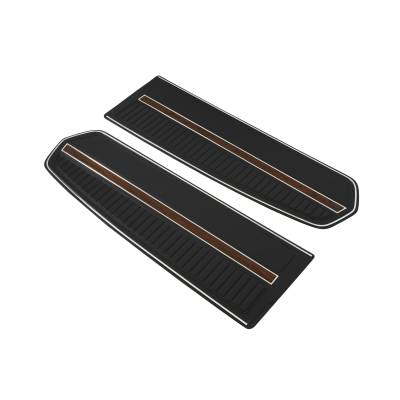 Scott Drake - Scott Drake C8ZZ65239423BKD Door Interior Trim Panel for 1968 Ford Mustang