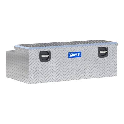 UWS - Bright Aluminum Secure Lock 48" Under Tonneau Chest Box LTL Shipping Only