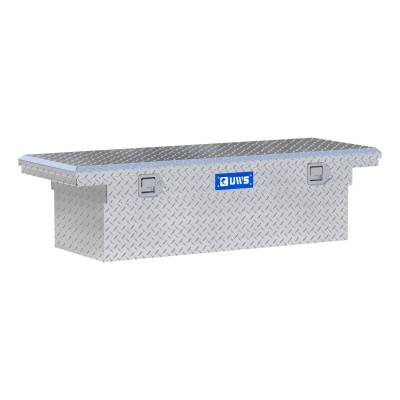 UWS - Bright Aluminum 54" Crossover Truck Tool Box Low Profile LTL Shipping Only