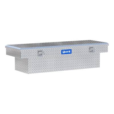 UWS - Bright Aluminum 58" Crossover Truck Tool Box Low Profile LTL Shipping Only