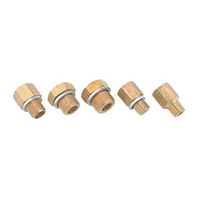 Equus - Equus E9848 Adapters OilP & Temp 1/8"-27 NPTF To M10-1.0 M12-1.50 M16-1.50