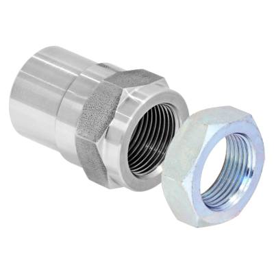 RockJock 4x4 - RockJock CE-9113B Threaded Bung w/Jam Nut 1"-14 Right Hand Thread Set