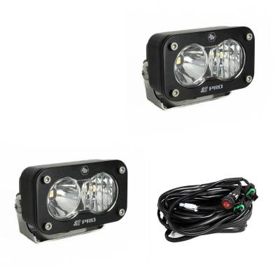 Baja Designs - Baja Designs 487803 S2 Pro Black LED Auxiliary Light Pod Pair