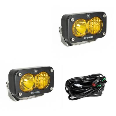Baja Designs - Baja Designs 487813 S2 Pro Black LED Auxiliary Light Pod Pair