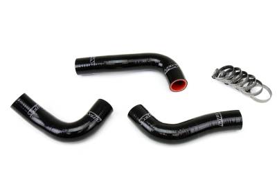HPS Performance - HPS 57-1030-BLK Black Silicone Radiator Hose Kit for 94-97 Mazda Miata