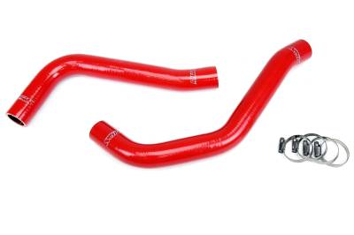 HPS Performance - HPS 57-1784-Red Red Radiator Coolant Hose Kit for 07-14 Toyota FJ Cruiser V6