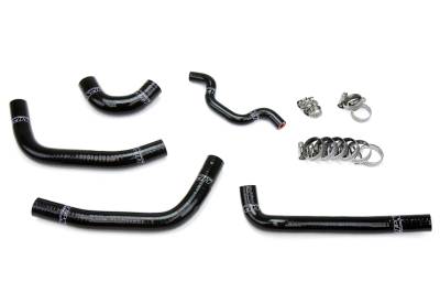 HPS Performance - HPS 57-1240-BLK Black Silicone Radiator Hose Kit for 09-10 Kawasaki KX250F