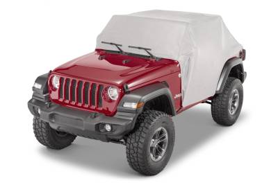 MasterTop - MasterTop 11121509 5 Layer Full Door Cab Cover Gray for 18-24 Wrangler JL 2DR