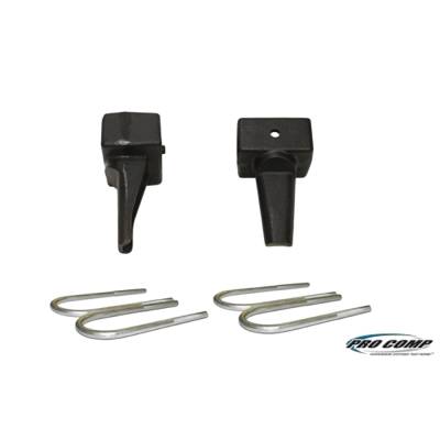 Pro Comp Suspension - Pro Comp Suspension 58251 Block w/U-Bolt Kit