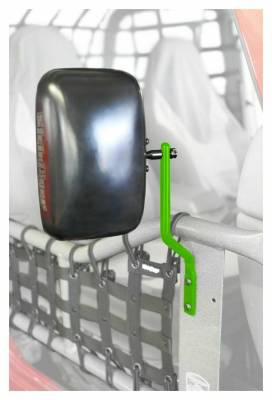 Steinjager - Steinjager Tube Door Side Mirror Kit-Neon Green for Jeep Scrambler J0045581