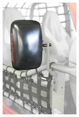 Steinjager - Steinjager Tube Door Side Mirror Kit-Gray Hammertone for Jeep CJ7 J0045572