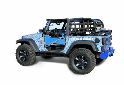 Steinjager - Steinjager Bare Knuckles Rock Sliders-Bare for Wrangler JK 2DR J0046840