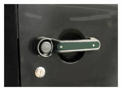 Steinjager - Steinjager Outer Door Handle Trim-Locas Green 3pc. Kit for Jeep JK J0044800