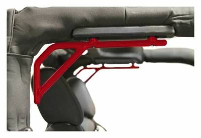 Steinjager - Steinjager Rear Rigid Style Grab Handles Red Baron for Jeep JK 2DR J0043496