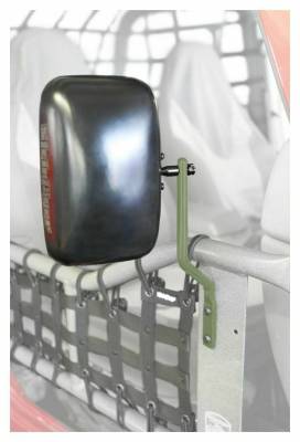 Steinjager - Steinjager Tube Door Side Mirror Kit-Locas Green for Jeep Scrambler J0045582