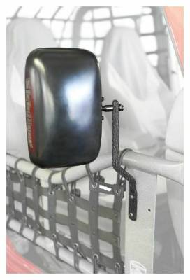 Steinjager - Steinjager Tube Door Side Mirror Kit-Text Black for Jeep Scrambler J0045584