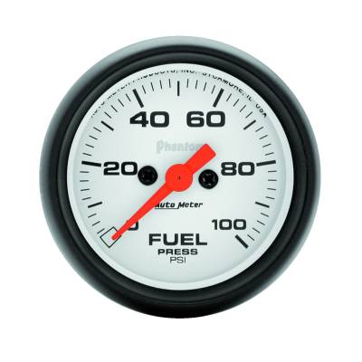 AutoMeter - AutoMeter 5763 Phantom Electric Fuel Pressure Gauge 0-100PSI 2-1/16"
