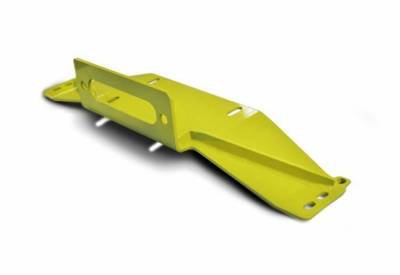 Steinjager - Steinjager Winch Mounting Plate-Lemon Peel for Wrangler TJ J0046283
