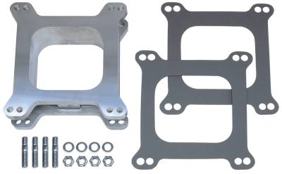 Trans-Dapt Performance - Trans-Dapt 2081 2" Holley/AFB 4BBL Spacer Open Cast Alu. Carb. Spacer