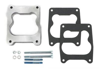 Trans-Dapt Performance - Trans-Dapt 2109 1" Quadrajet Carb Spacer Open Cast Alu. Carburetor Spacer
