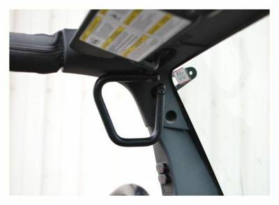 Steinjager - Steinjager Front Rigid Grab Handles-Texturized Black for Jeep JK J0041248