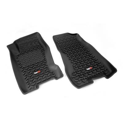 Rugged Ridge - Rugged Ridge 12920.27 Floor Liners Front Black for 99-04 Grand Cherokee WJ